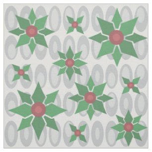 Atomzeitweilig Weihnachten Holly Silver Stoff