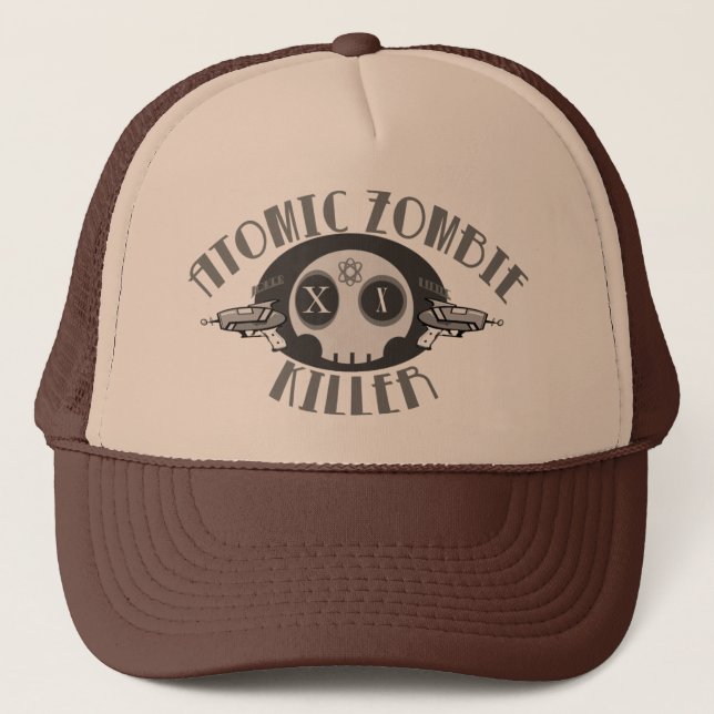 Atomzombiemörderhut Truckerkappe (Vorderseite)