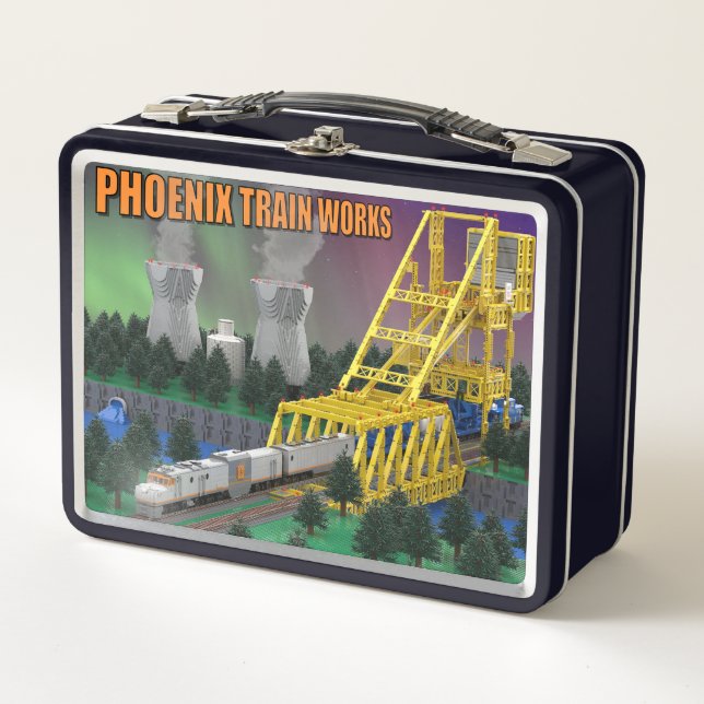 Atomzug doppelseitige Lunchbox (Vorderseite)