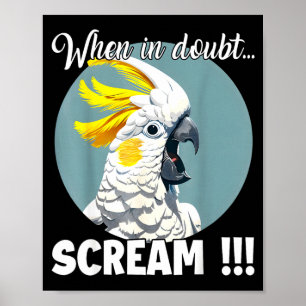 Atoo Meme T, lustiger schreiender schwefelkamm-Ato Poster