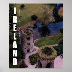 Atop Blarney Castle, Irland Poster