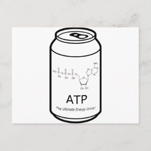 ATP Energy Drink Postkarte