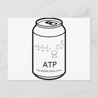 ATP Energy Drink Postkarte