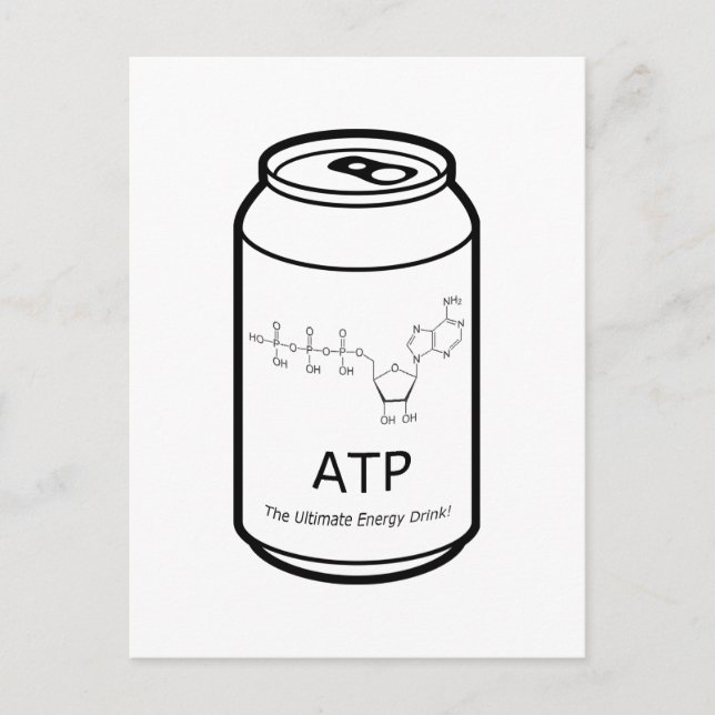 ATP Energy Drink Postkarte (Vorderseite)