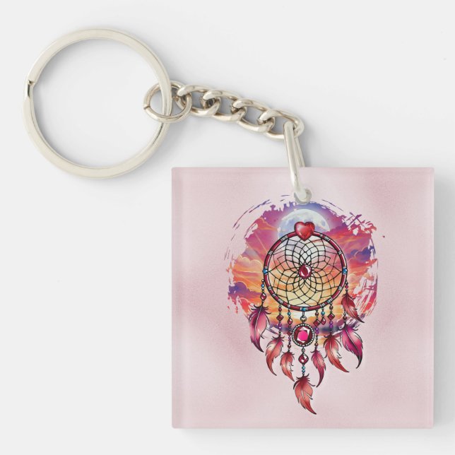 Atrapasueño al amanecer schlüsselanhänger (Vorderseite)