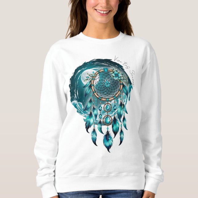 Atrapasueños bajo la Luna Llena  Sweatshirt (Vorderseite)