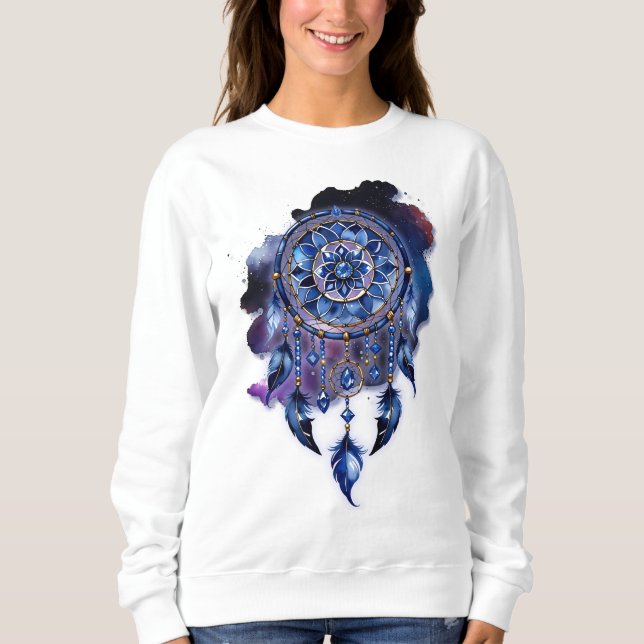 Atrapasueños en noche estrellada sweatshirt (Vorderseite)