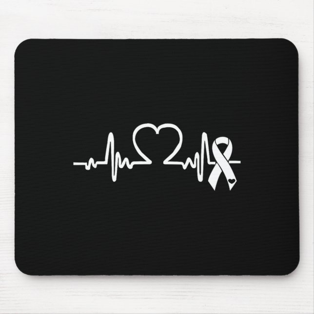 Atrial Fibrillation American Heart Disease Awarene Mousepad (Vorne)