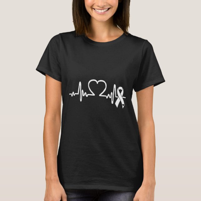 Atrial Fibrillation American Heart Disease Awarene T-Shirt (Vorderseite)