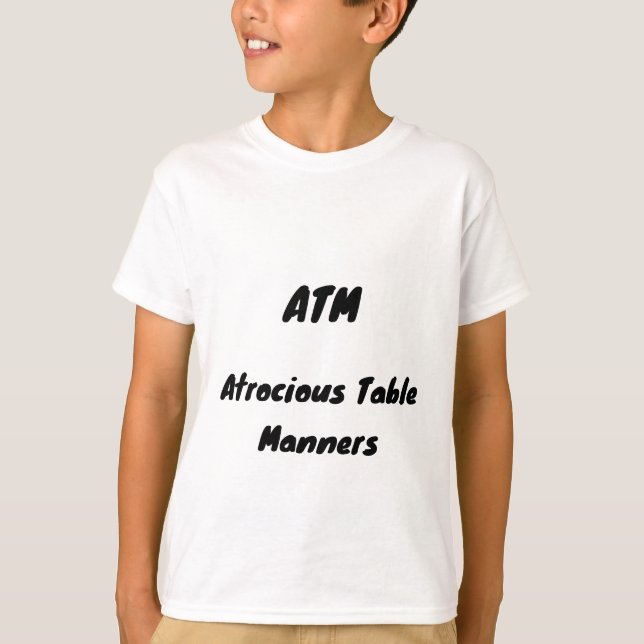 Atrocious Table Mannes T-Shirt (Vorderseite)