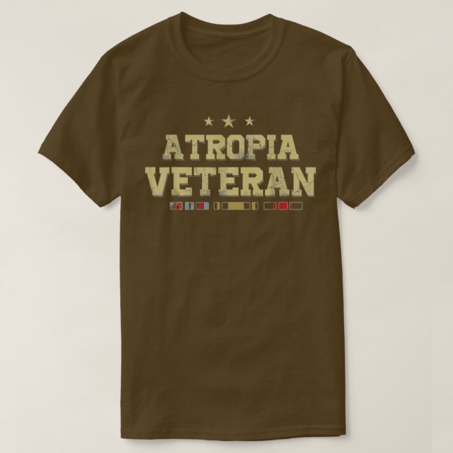 Atropia Veteran T  T-Shirt (Design vorne)