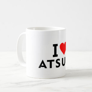Atsugi Japan Liebesstadt Herz wie Reisen Kaffeetasse