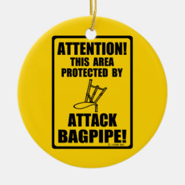 Attack Bagpipe Keramikornament