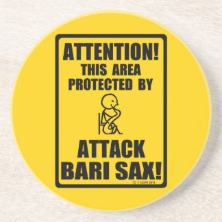 Attack Bari Sax Drink Untersetzer