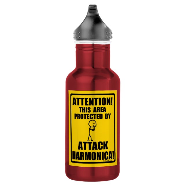 Attack Harmonica Edelstahlflasche (Rechts)