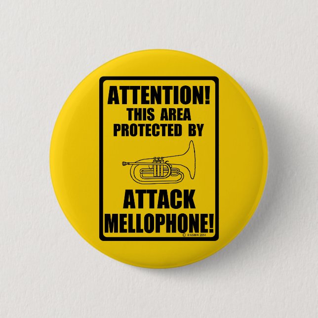Attack Mellophone Button (Vorderseite)