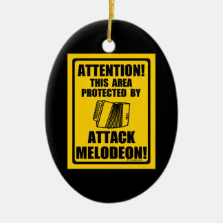 Attack Melodeon Keramik Ornament