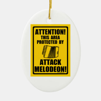 Attack Melodeon Keramikornament