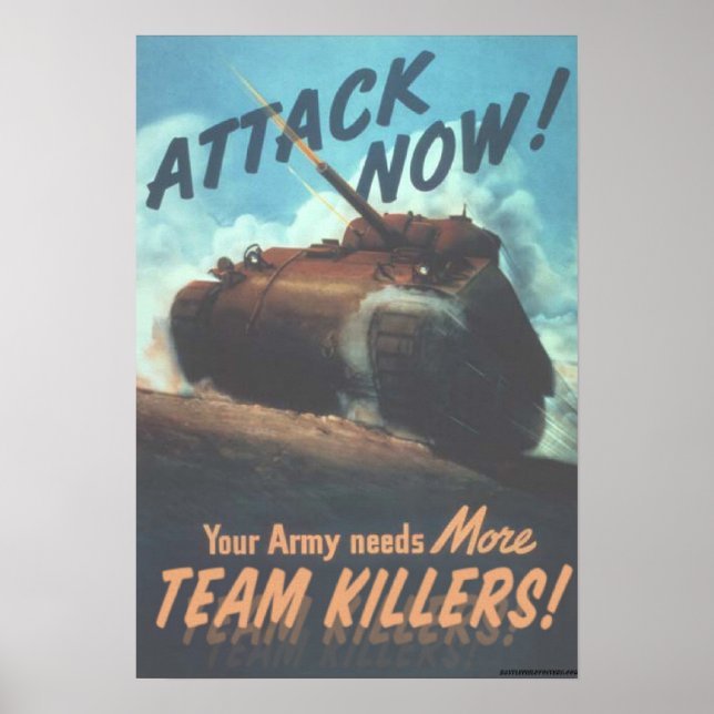 Attack now! poster (Vorne)