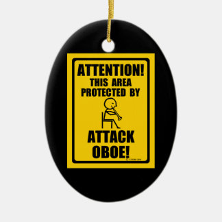 Attack Oboe Keramik Ornament