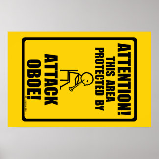 Attack Oboe Poster