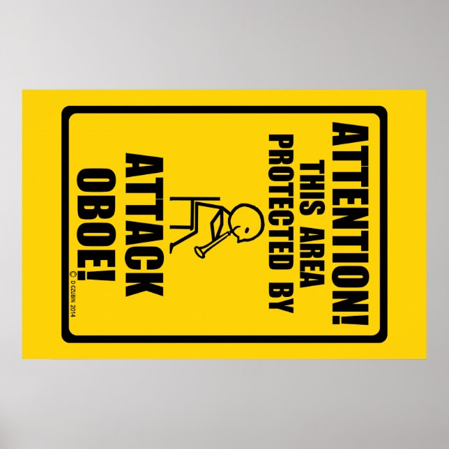 Attack Oboe Poster (Vorne)