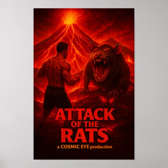 Attack of the Rats Poster (Vorne)