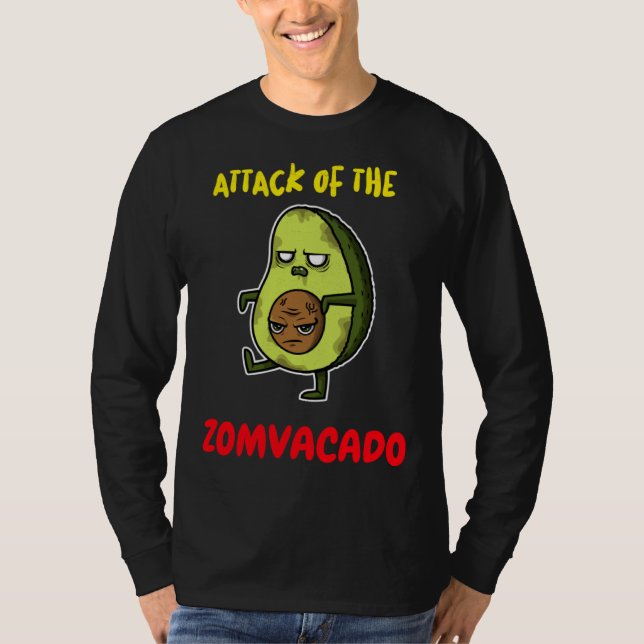 ATTACK OF THE ZOMVACADO u2013  AVACADO HALLOWEEN C T-Shirt (Vorderseite)