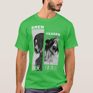 Attack on Titan Eren Yeager beide Formen T-Shirt
