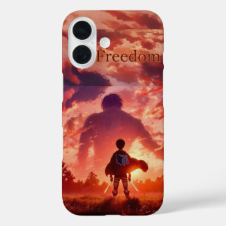 Attack on Titan Freedom Anime-Handyhülle iPhone 16 Hülle
