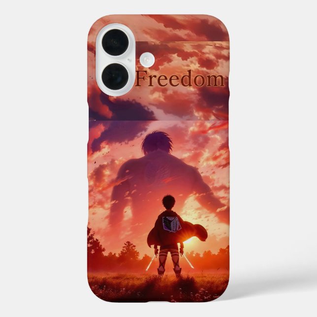 Attack on Titan Freedom Anime-Handyhülle Case-Mate iPhone Hülle (Rückseite)