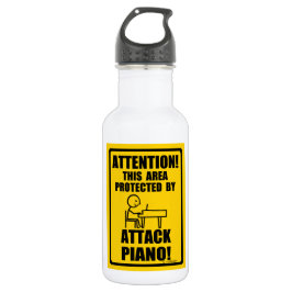 Attack Piano Trinkflasche
