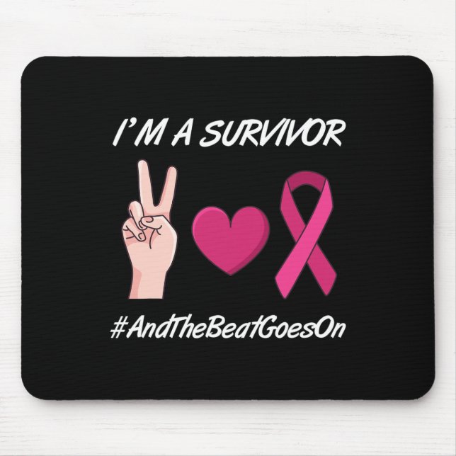 Attack Survivor Herzerkrankung Byp Electrocardiogr Mousepad (Vorne)