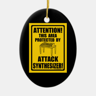 Attack Synthesizer Keramik Ornament