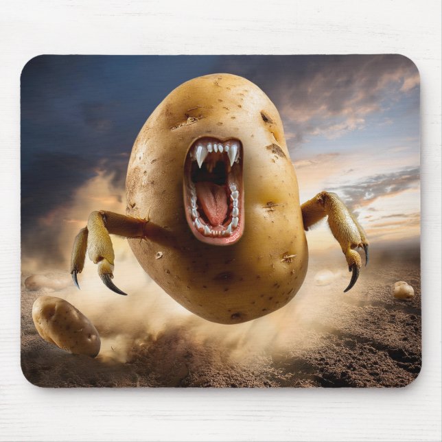 Attack Tater On The Move Mousepad (Vorne)