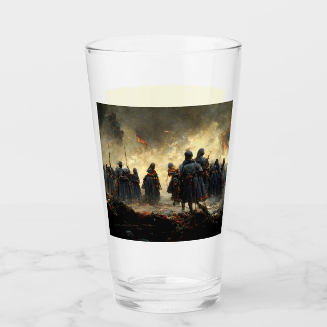 Attack the place glas (Vorderseite)