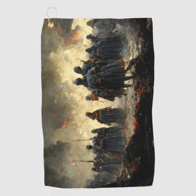 Attack the place golfhandtuch (Vorderseite)