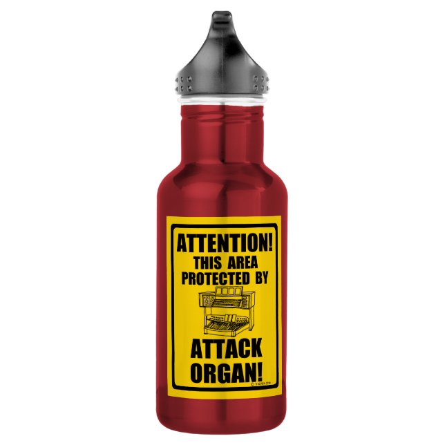 Attacke Edelstahlflasche (Rechts)