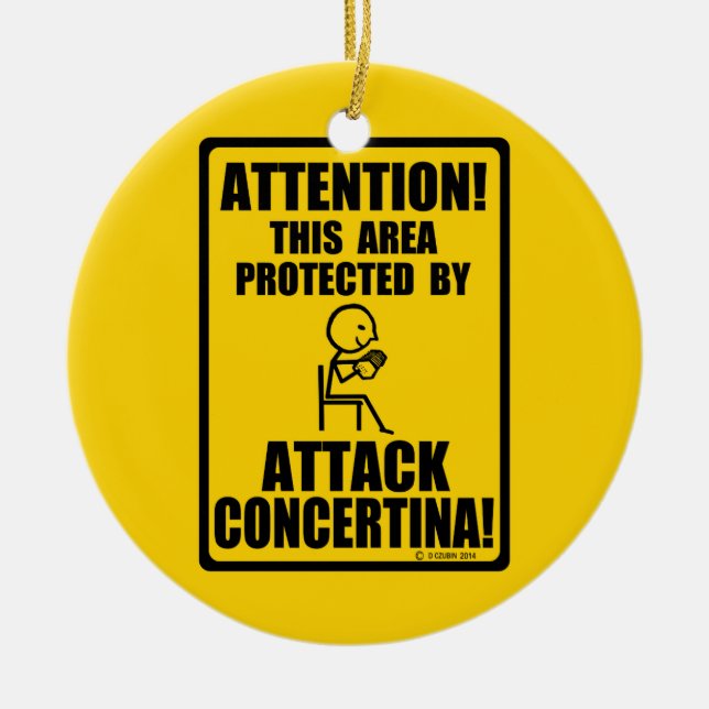 Attacken Concertina Keramikornament (Vorne)