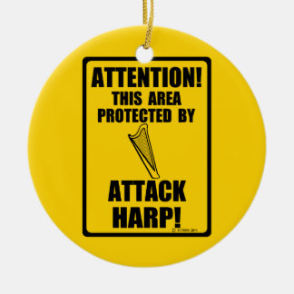 Attacken Harp Keramikornament