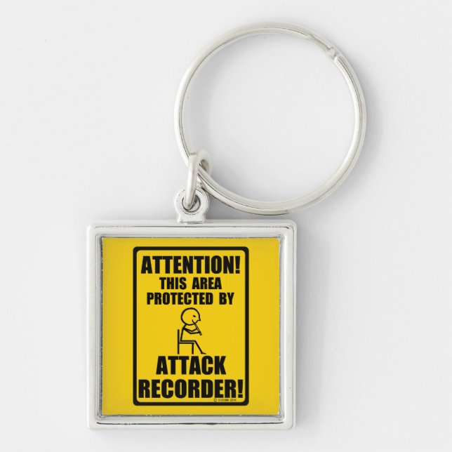 Attackenrekorder Schlüsselanhänger (Vorne)