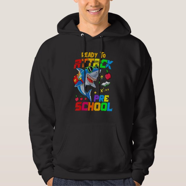 Attacking Pre School Teacher Student Back To Schoo Hoodie (Vorderseite)