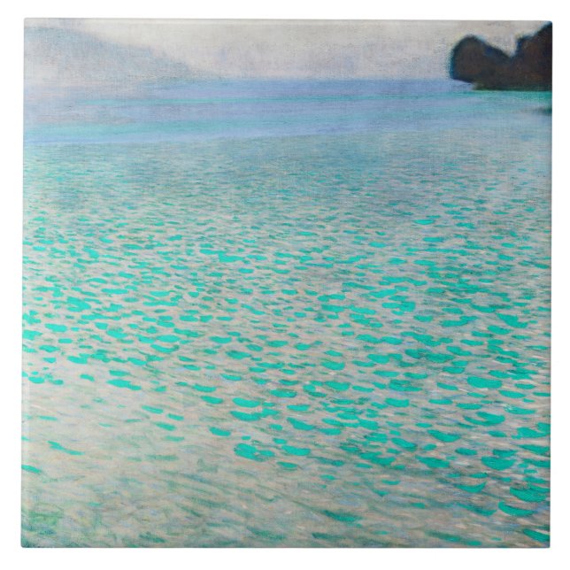 Attersee, Gustav Klimt Fliese (Vorderseite)