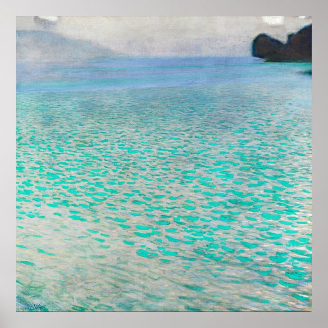 Attersee, Gustav Klimt Poster (Vorne)