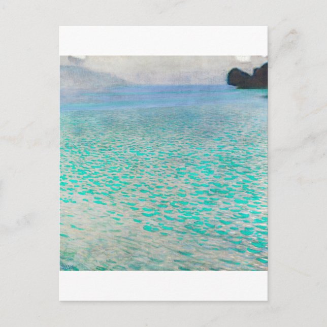 Attersee, Gustav Klimt Postkarte (Vorderseite)