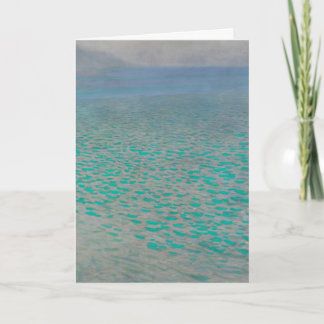 Attersee, Küstenlandschaftsmalerei, Gustav Klimt Karte