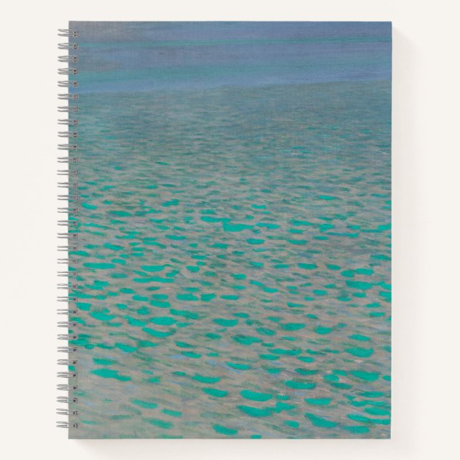 Attersee, Küstenlandschaftsmalerei, Gustav Klimt Notizbuch (Vorderseite)
