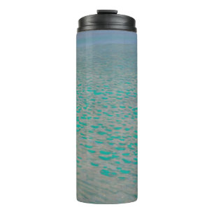 Attersee, Küstenlandschaftsmalerei, Gustav Klimt Thermosbecher