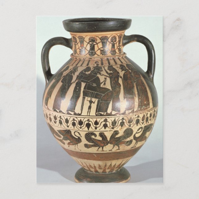 Attic Corinthian amphora Postkarte (Vorderseite)