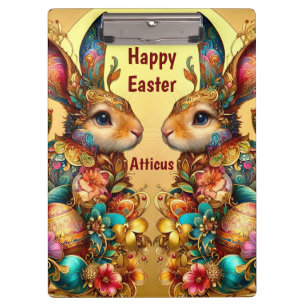 ATTICUS ~ HAPPY EASTER ~ EASTER BUNNIES ~ KLEMMBRETT
